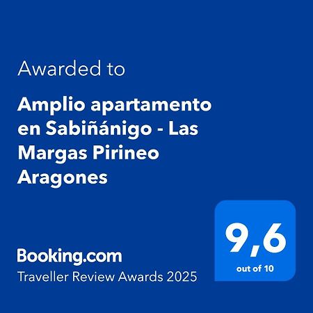 Amplio Apartamento En Sabinanigo - Las Margas Pirineo Aragones Extérieur photo